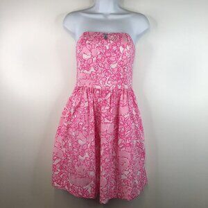 Lilly Pulitzer Richelle She's a Fox Sleeveless Pink Dress  Size 0